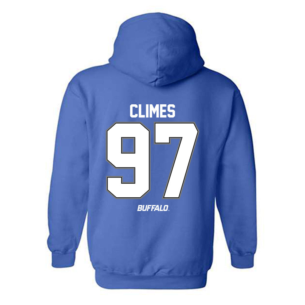Buffalo - NCAA Football : Christopher Climes - Classic Shersey Hooded Sweatshirt-1