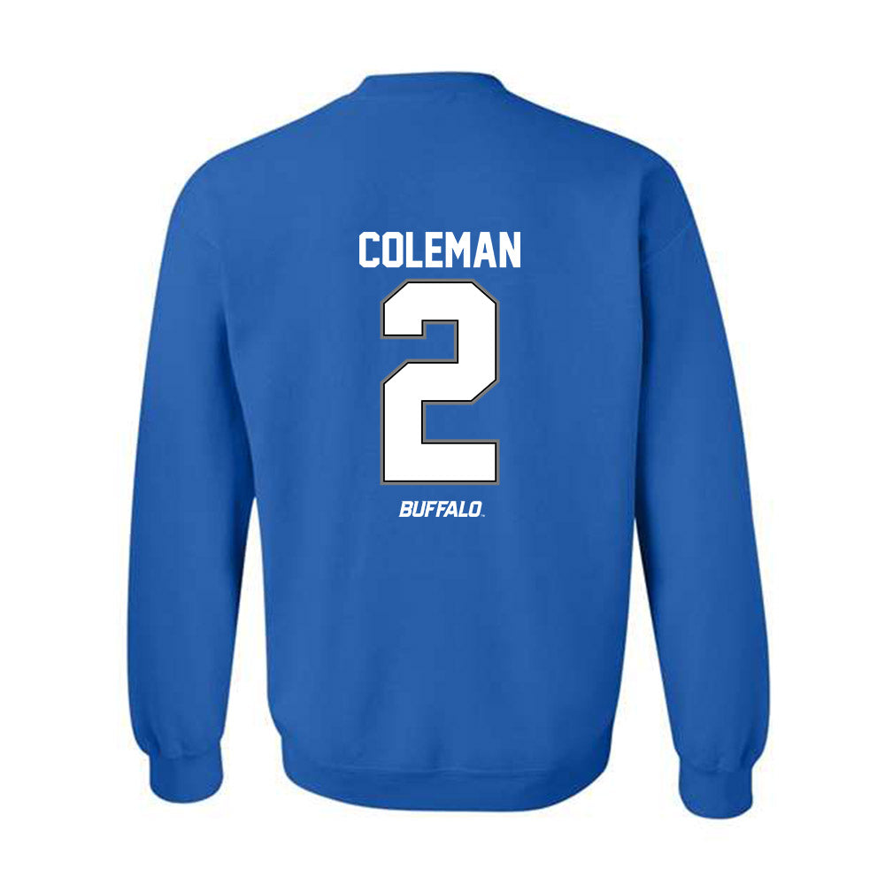 Buffalo - NCAA Women's Basketball : Anaya Coleman - Crewneck Sweatshirt-1