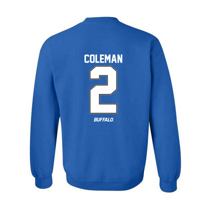 Buffalo - NCAA Women's Basketball : Anaya Coleman - Crewneck Sweatshirt-1