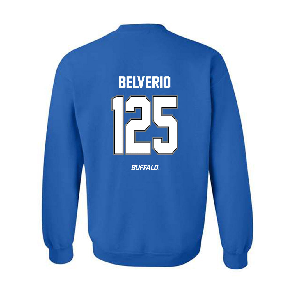 Buffalo - NCAA Wrestling : Zachary Belverio - Classic Shersey Crewneck Sweatshirt-1