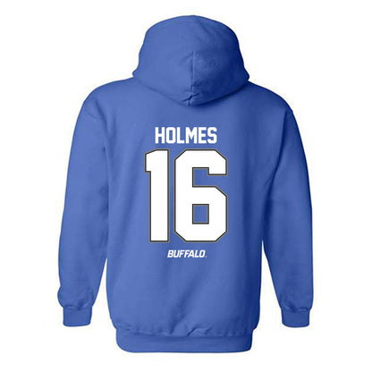 Buffalo - NCAA Football : Elijah Holmes - Classic Shersey Hooded Sweatshirt-1