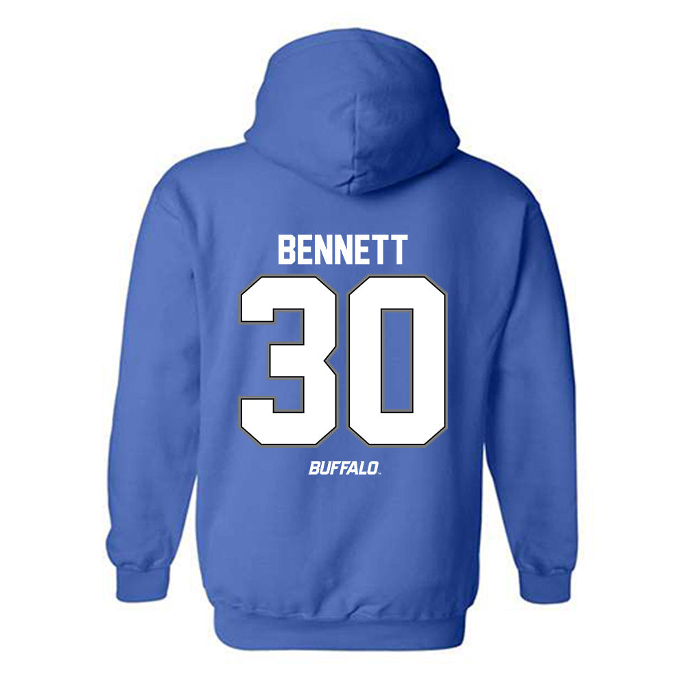 Buffalo - NCAA Football : Jacari Bennett - Classic Shersey Hooded Sweatshirt-1