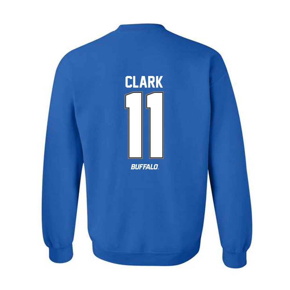 Buffalo - NCAA Football : William Clark - Classic Shersey Crewneck Sweatshirt-1
