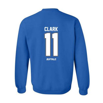Buffalo - NCAA Football : William Clark - Classic Shersey Crewneck Sweatshirt-1