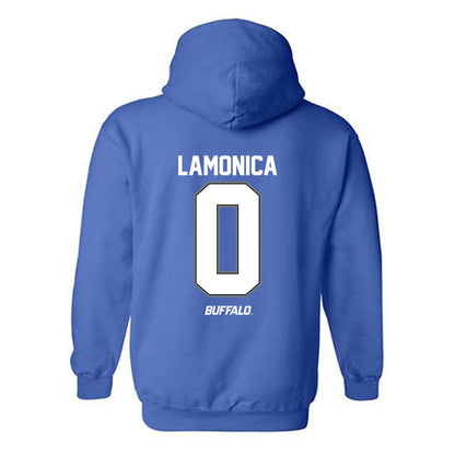 Buffalo - NCAA Women's Basketball : Ava LaMonica - Classic Shersey Hooded Sweatshirt-1