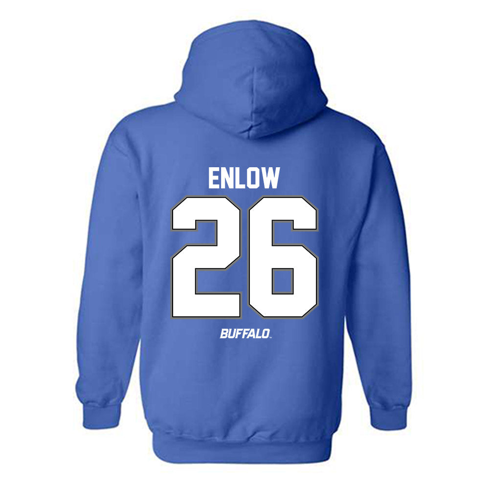 Buffalo - NCAA Football : Chase Enlow - Classic Shersey Hooded Sweatshirt-1