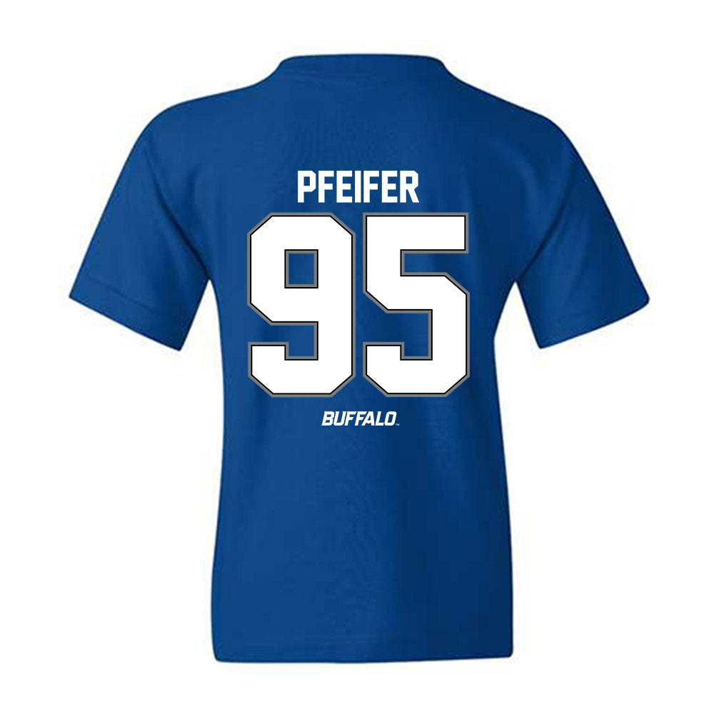 Buffalo - NCAA Football : Evan Pfeifer - Classic Shersey Youth T-Shirt-1