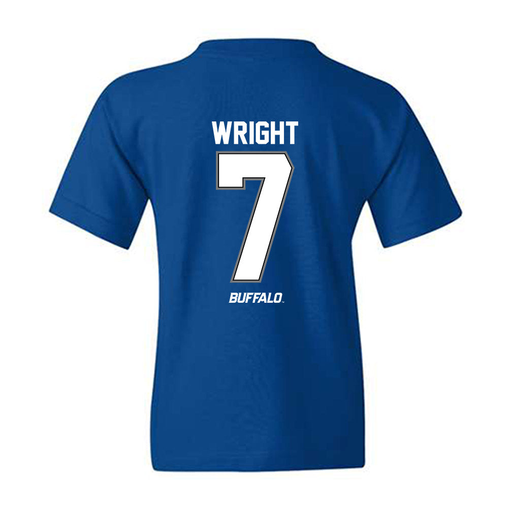 Buffalo - NCAA Football : Jason Wright - Youth T-Shirt-1