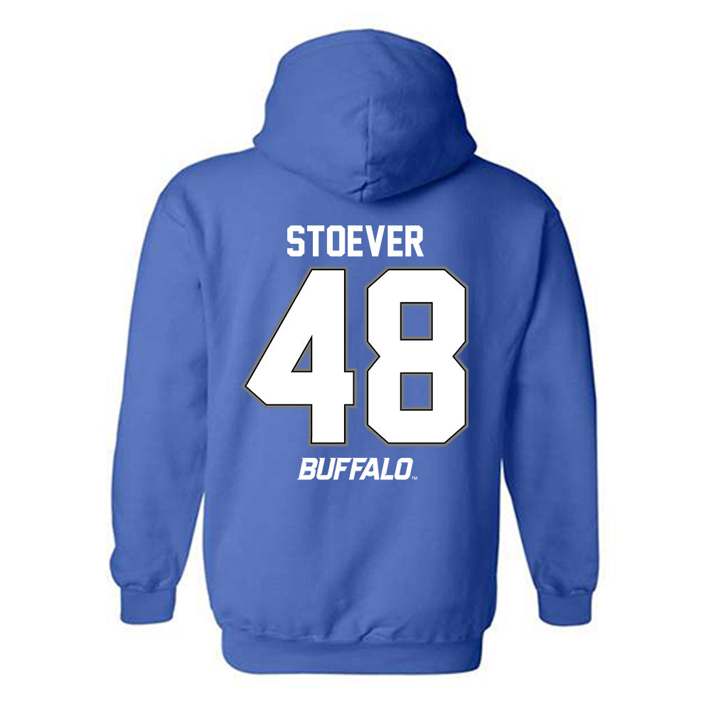 Buffalo - NCAA Football : Joseph Stoever - Classic Shersey Hooded Sweatshirt-1