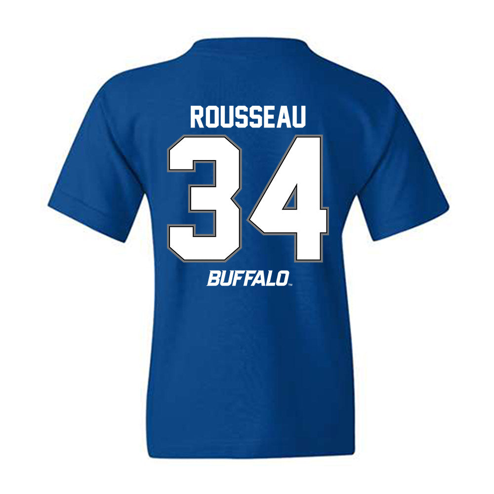 Buffalo - NCAA Football : Jonathan Rousseau - Youth T-Shirt-1