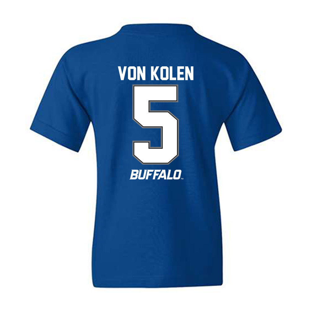 Buffalo - NCAA Softball : Tabitha von Kolen - Youth T-Shirt-1