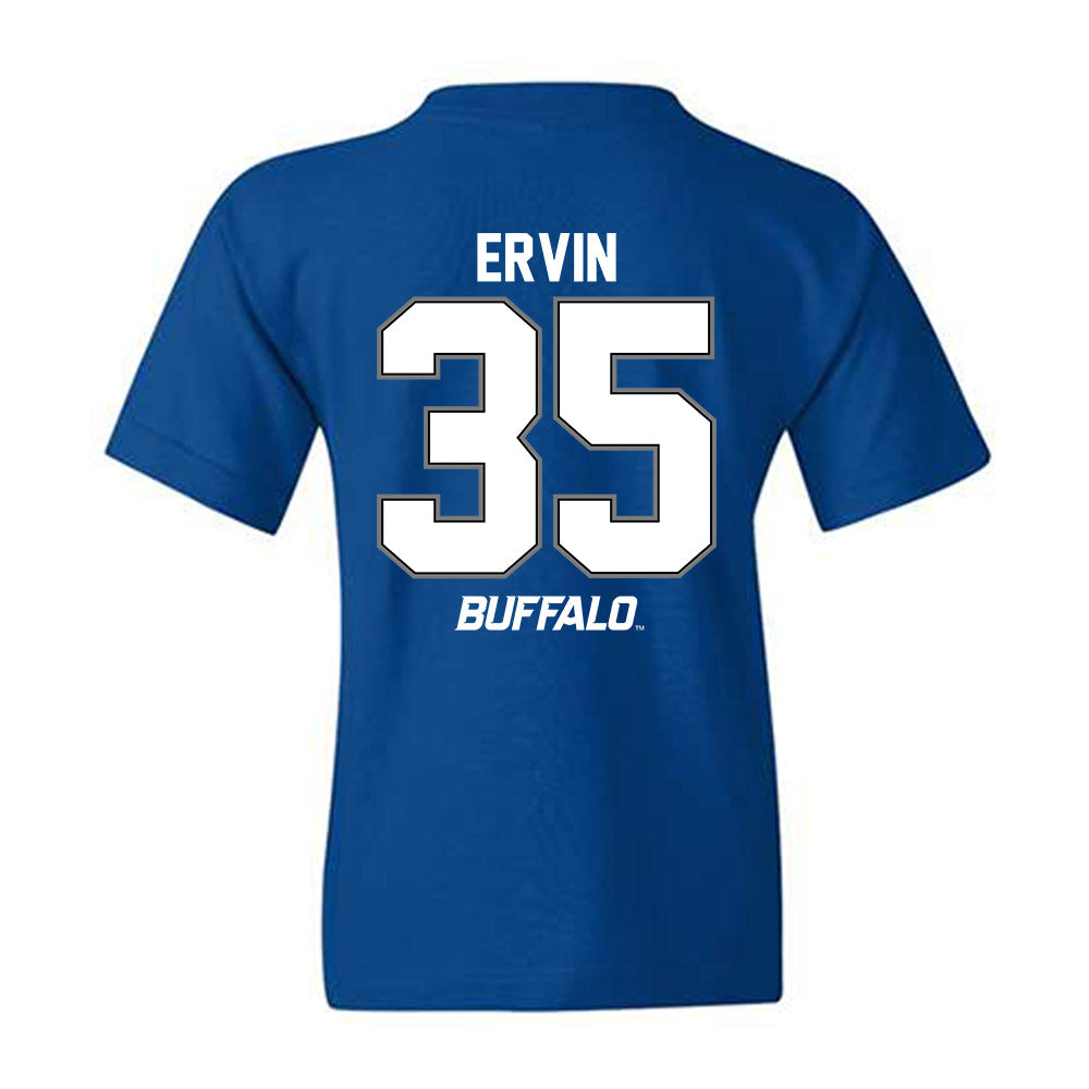 Buffalo - NCAA Football : Malachi Ervin - Classic Shersey Youth T-Shirt-1