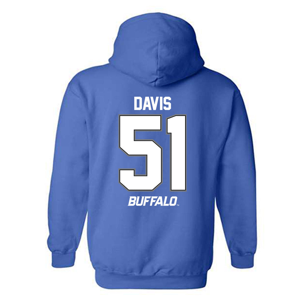Buffalo - NCAA Football : Tyrone Davis - Hooded Sweatshirt-1
