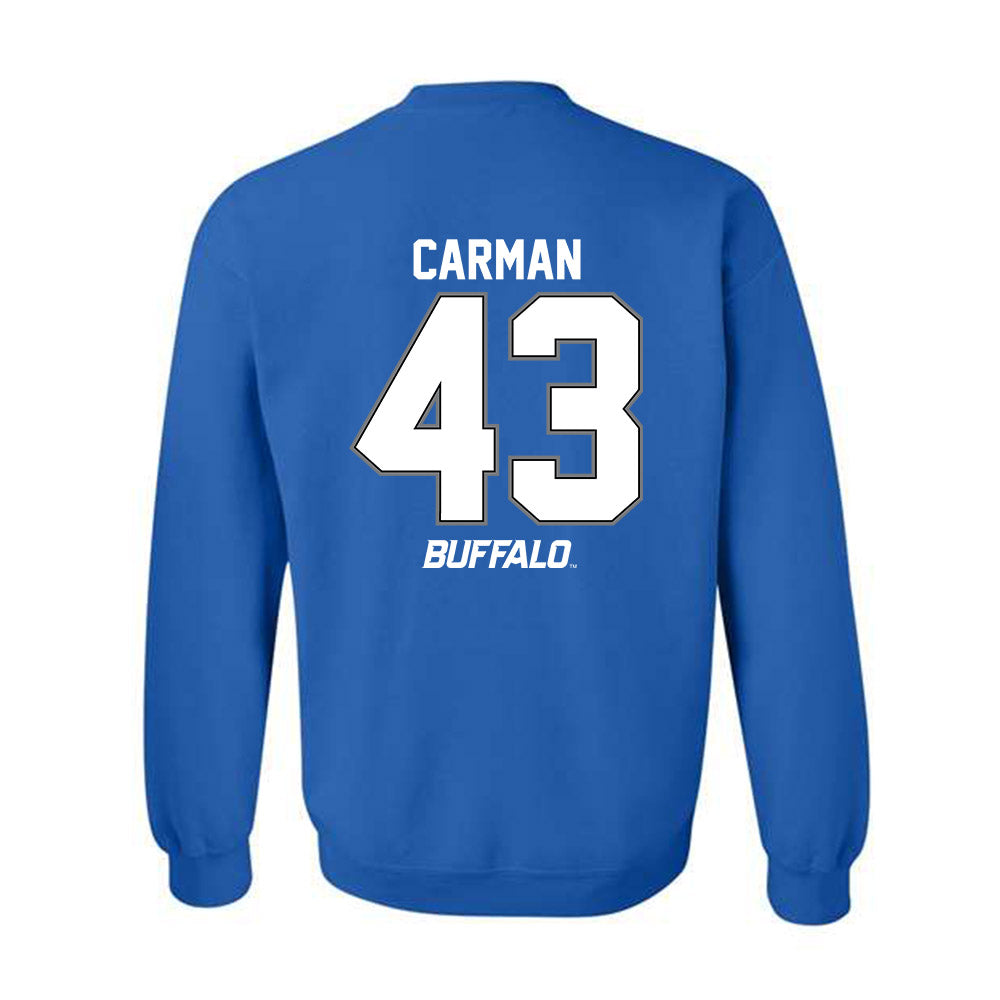 Buffalo - NCAA Women's Basketball : Ally Carman - Crewneck Sweatshirt-1