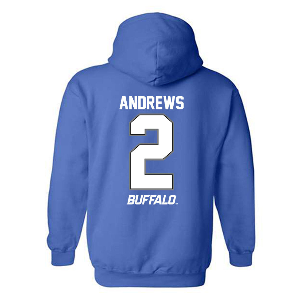 Buffalo - NCAA Football : Jaylen Andrews - Classic Shersey Hooded Sweatshirt-1