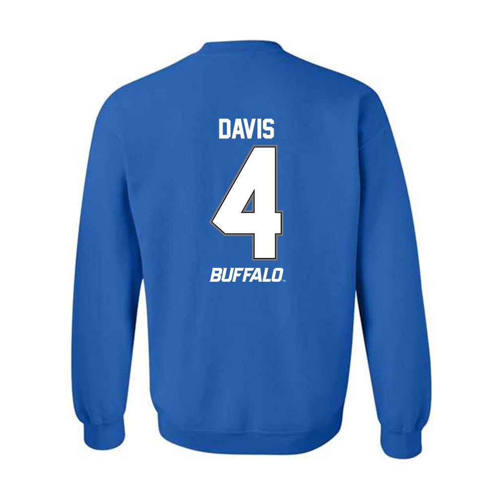 Buffalo - NCAA Football : Ronnell Davis - Classic Shersey Crewneck Sweatshirt-1