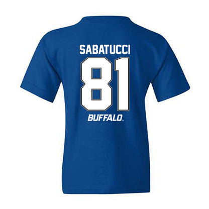 Buffalo - NCAA Football : TJ Sabatucci - Classic Shersey Youth T-Shirt-1