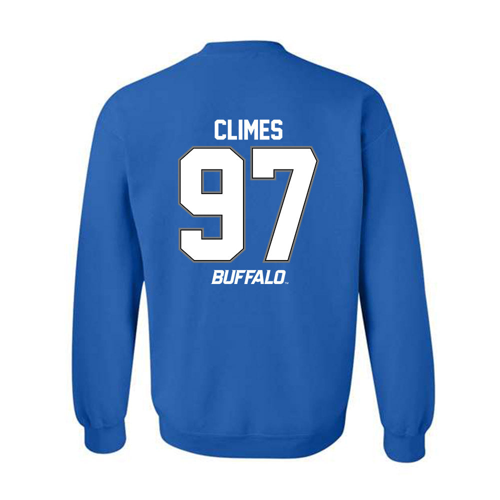 Buffalo - NCAA Football : Christopher Climes - Classic Shersey Crewneck Sweatshirt-1