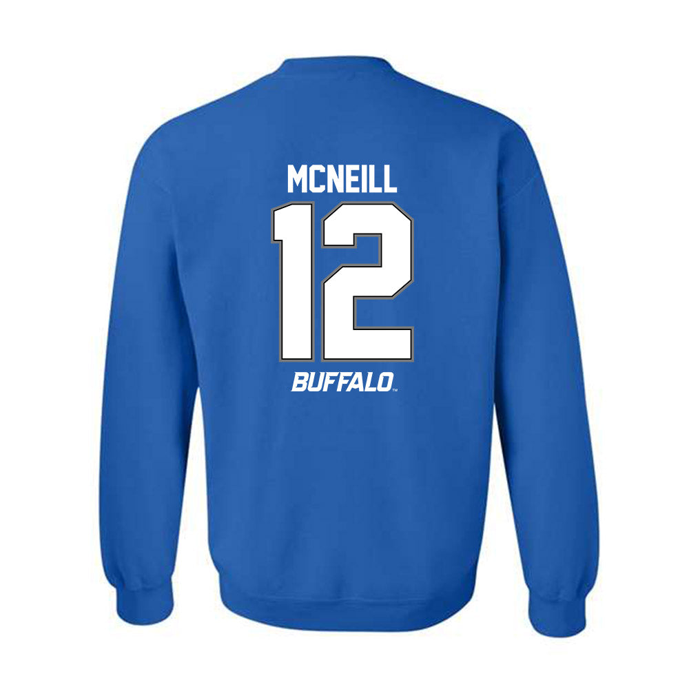 Buffalo - NCAA Football : Quran McNeill - Classic Shersey Crewneck Sweatshirt-1