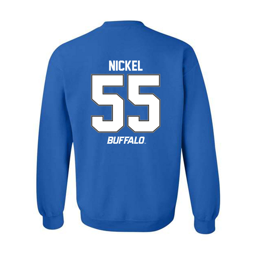 Buffalo - NCAA Football : Mason Nickel - Classic Shersey Crewneck Sweatshirt-1