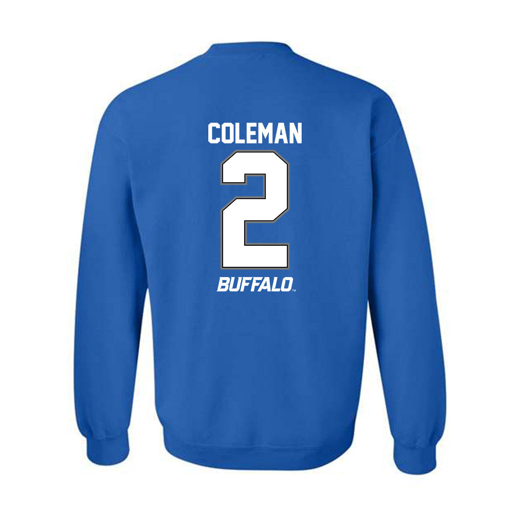 Buffalo - NCAA Women's Basketball : Anaya Coleman - Crewneck Sweatshirt-1