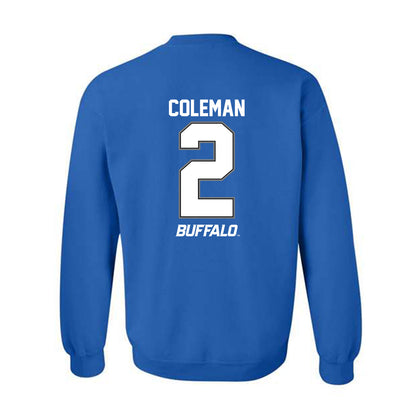 Buffalo - NCAA Women's Basketball : Anaya Coleman - Crewneck Sweatshirt-1