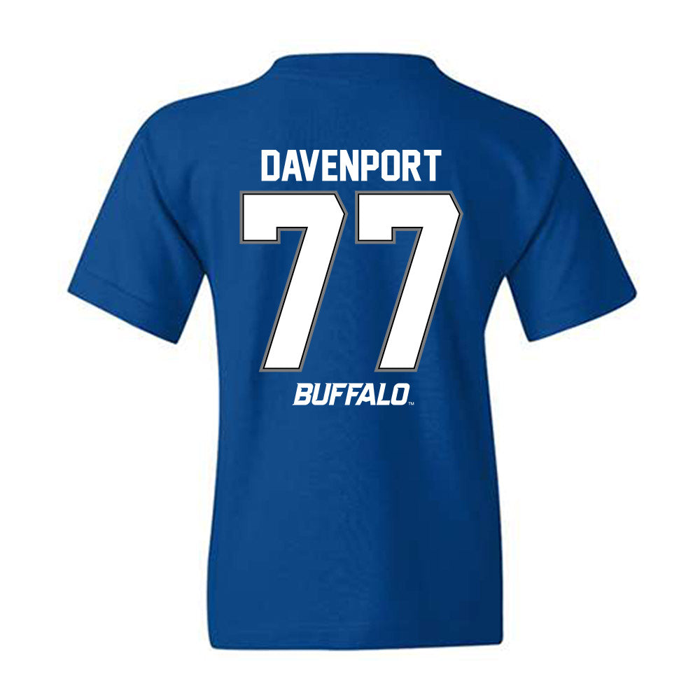Buffalo - NCAA Football : Jackson Davenport - Youth T-Shirt-1