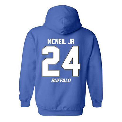 Buffalo - NCAA Football : James McNeil Jr - Classic Shersey Hooded Sweatshirt-1