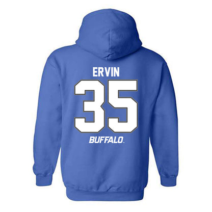 Buffalo - NCAA Football : Malachi Ervin - Classic Shersey Hooded Sweatshirt-1