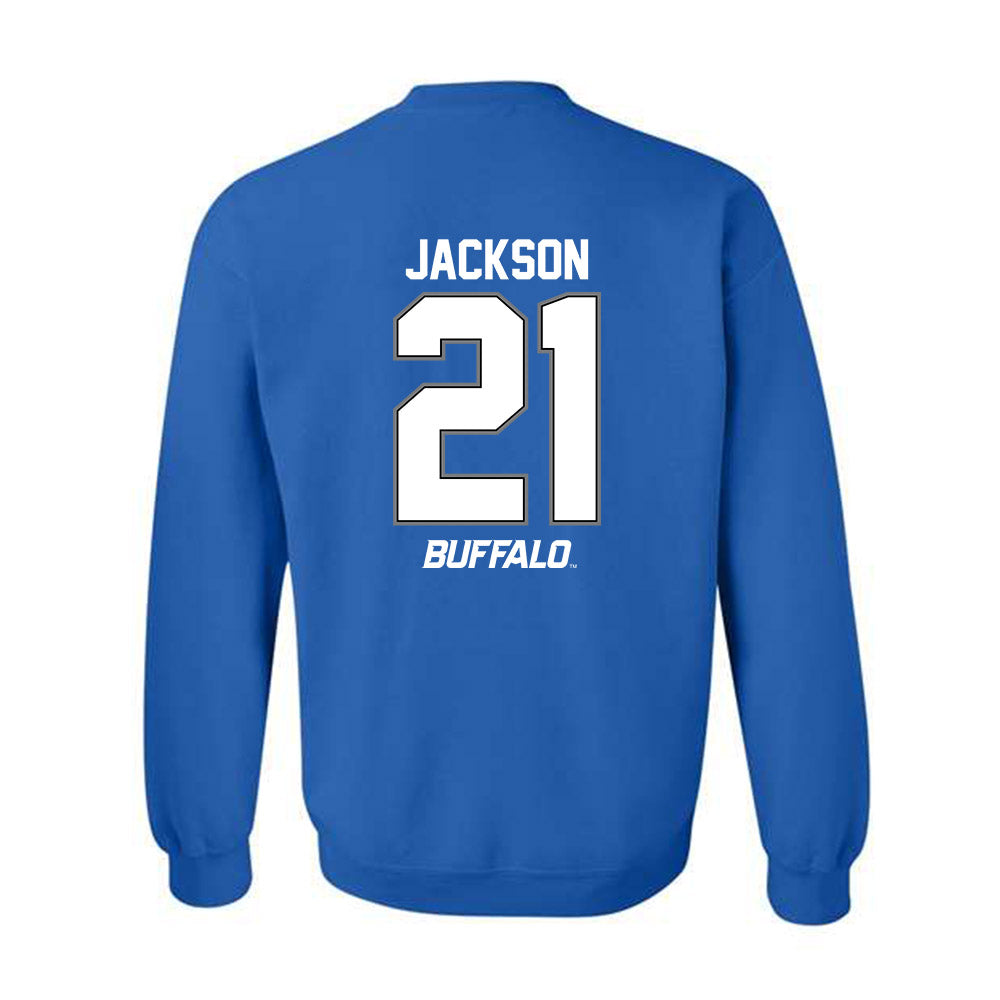 Buffalo - NCAA Women's Basketball : diann jackson - Crewneck Sweatshirt-1
