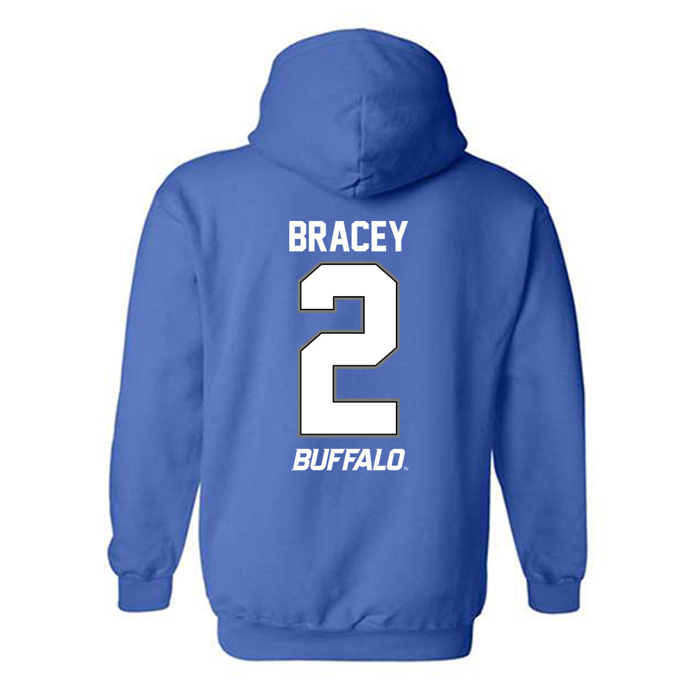 Buffalo - NCAA Football : Stevie Bracey - Classic Shersey Hooded Sweatshirt-1