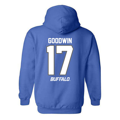 Buffalo - NCAA Football : Logan Goodwin - Classic Shersey Hooded Sweatshirt-1