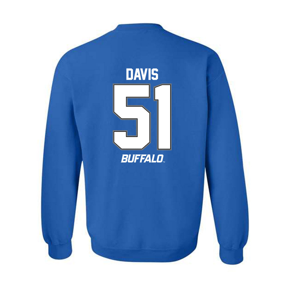 Buffalo - NCAA Football : Tyrone Davis - Crewneck Sweatshirt-1