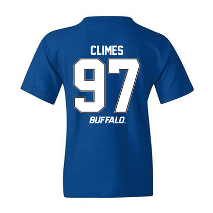 Buffalo - NCAA Football : Christopher Climes - Classic Shersey Youth T-Shirt-1
