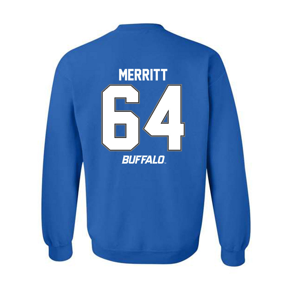 Buffalo - NCAA Football : Jake Merritt - Classic Shersey Crewneck Sweatshirt-1