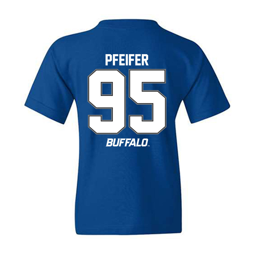 Buffalo - NCAA Football : Evan Pfeifer - Classic Shersey Youth T-Shirt-1