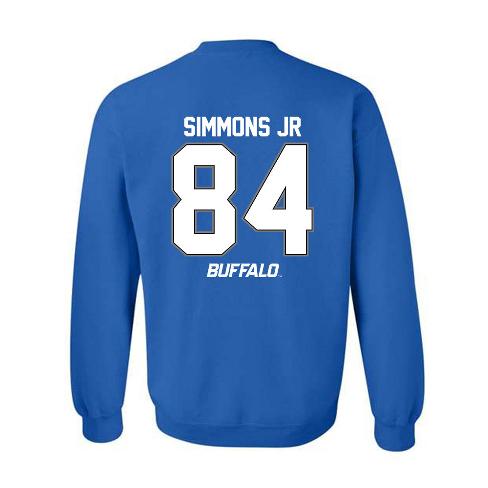 Buffalo - NCAA Football : Tyrell Simmons Jr - Classic Shersey Crewneck Sweatshirt-1