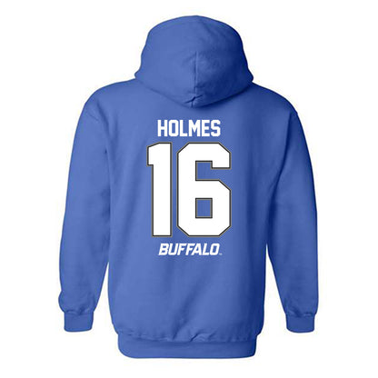 Buffalo - NCAA Football : Elijah Holmes - Classic Shersey Hooded Sweatshirt-1