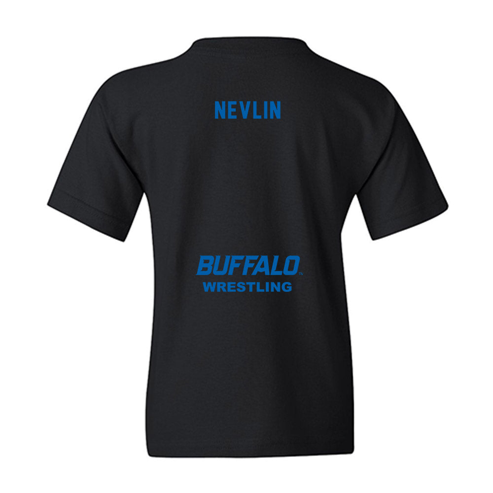 Buffalo - NCAA Wrestling : Max Nevlin - Classic Shersey Youth T-Shirt-1