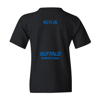 Buffalo - NCAA Wrestling : Max Nevlin - Classic Shersey Youth T-Shirt-1