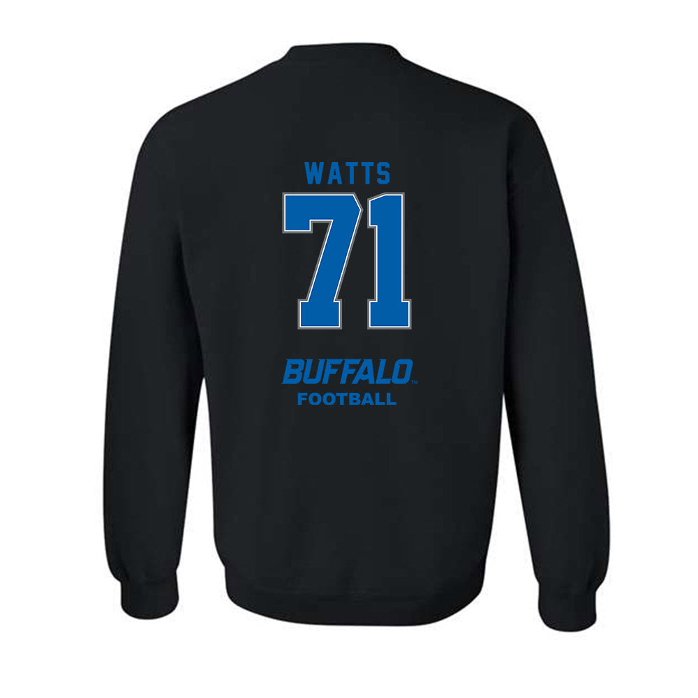 Buffalo - NCAA Football : Caleb Watts - Crewneck Sweatshirt-1
