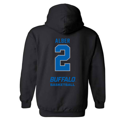Buffalo - NCAA Women's Basketball : Natavia Alber - Classic Shersey Hooded Sweatshirt-1