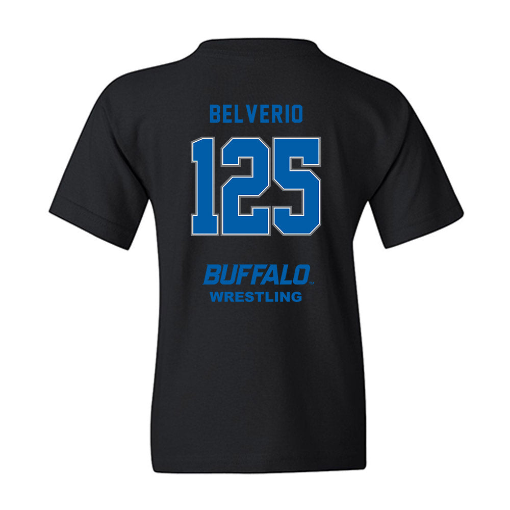 Buffalo - NCAA Wrestling : Zachary Belverio - Classic Shersey Youth T-Shirt-1