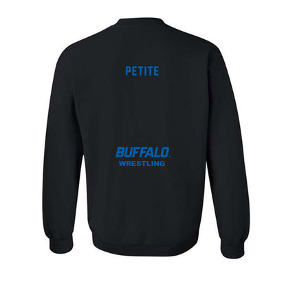 Buffalo - NCAA Wrestling : Marcus Petite - Crewneck Sweatshirt-1