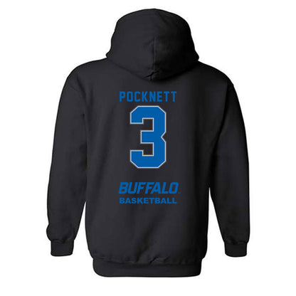 Buffalo - NCAA Men's Basketball : Mikhail Pocknett - Hooded Sweatshirt-1