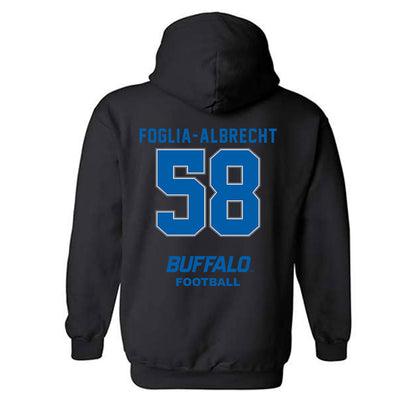 Buffalo - NCAA Football : Ben Foglia-Albrecht - Classic Shersey Hooded Sweatshirt-1