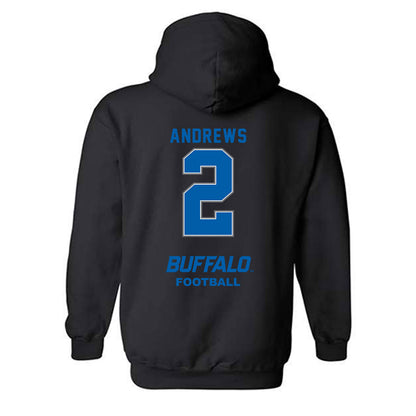 Buffalo - NCAA Football : Jaylen Andrews - Classic Shersey Hooded Sweatshirt-1