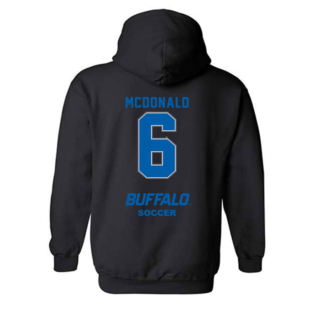 Buffalo - NCAA Women's Soccer : Ella McDonald - Classic Shersey Hooded Sweatshirt-1