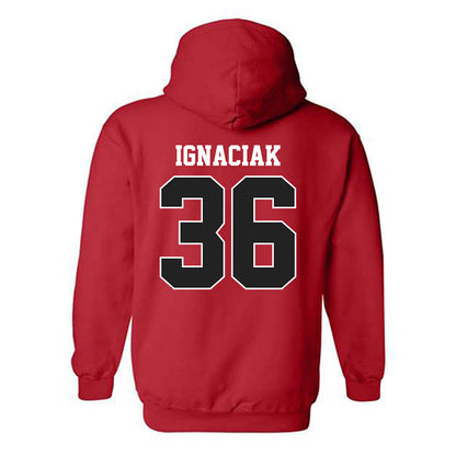 CSUN - NCAA Baseball : Blake Ignaciak - Claasic Shersey Hooded Sweatshirt-1