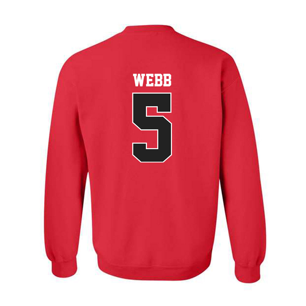 CSUN - NCAA Men's Basketball : Quinton Webb - Classic Shersey Crewneck Sweatshirt-1